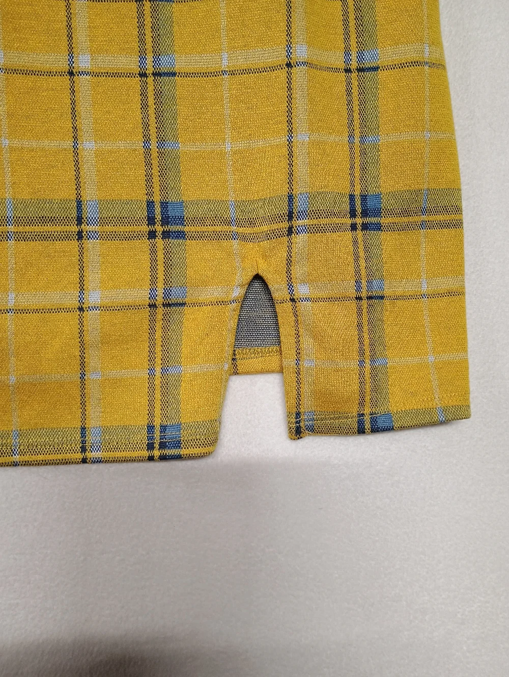 SO Yellow Plaid Tank Dress Women's 2XL - Picture 6 of 6
